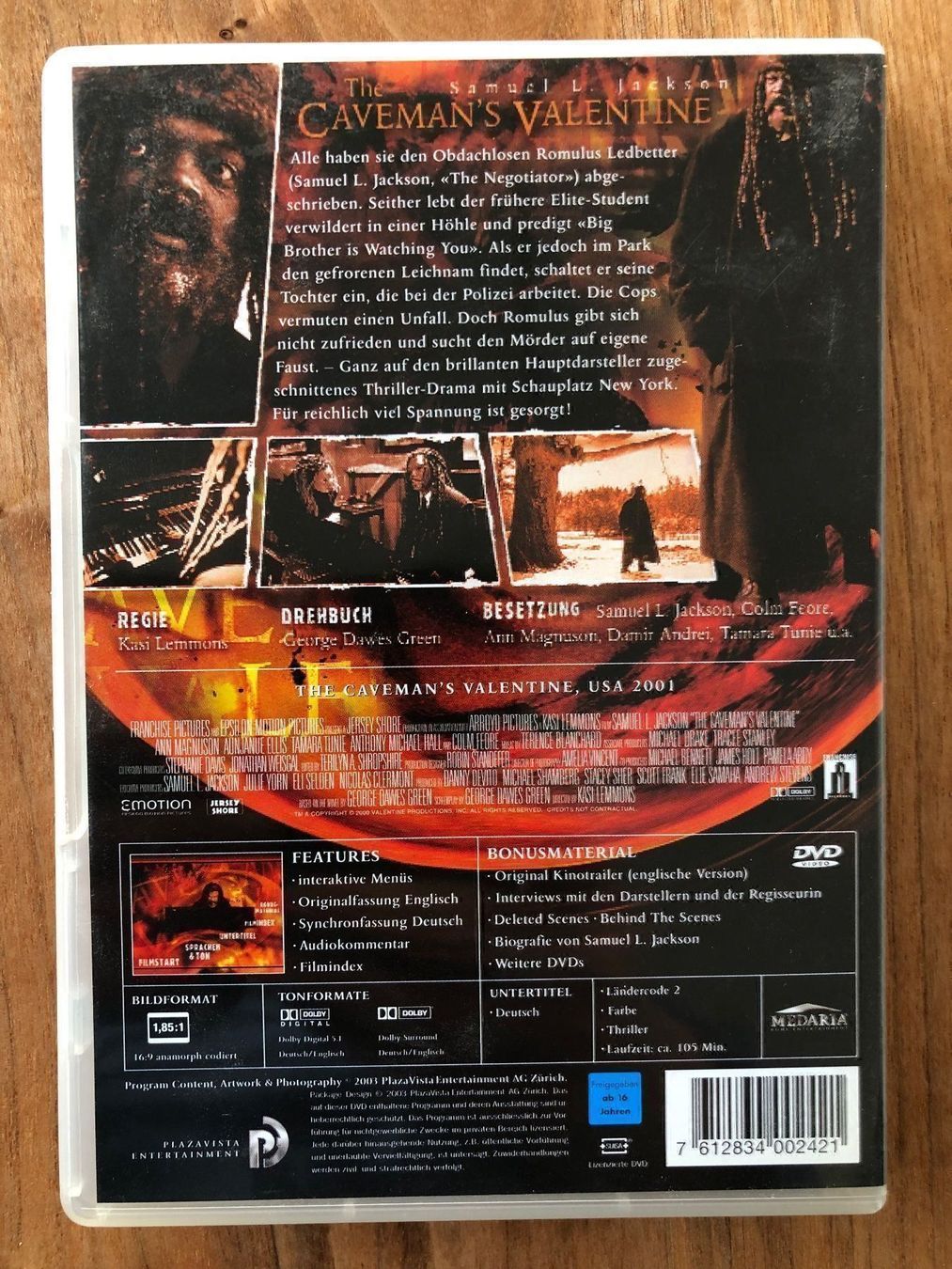 Tutti i DVDs: DVD The Caveman‘s Valentine – Usato da Belp venduto da brb66 1