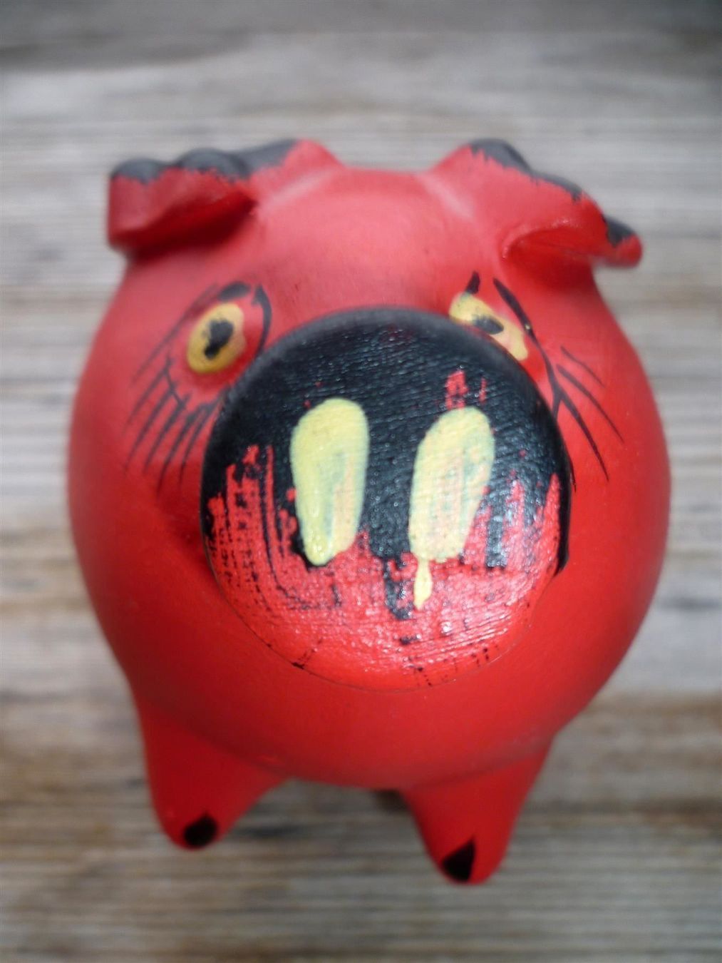 Spardosen: Sparsäuli Porzellanschwein rot – Gebraucht aus Aarau von Rdodger 4