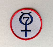 Patch "NASA PROJECT MERCURY", Schulter