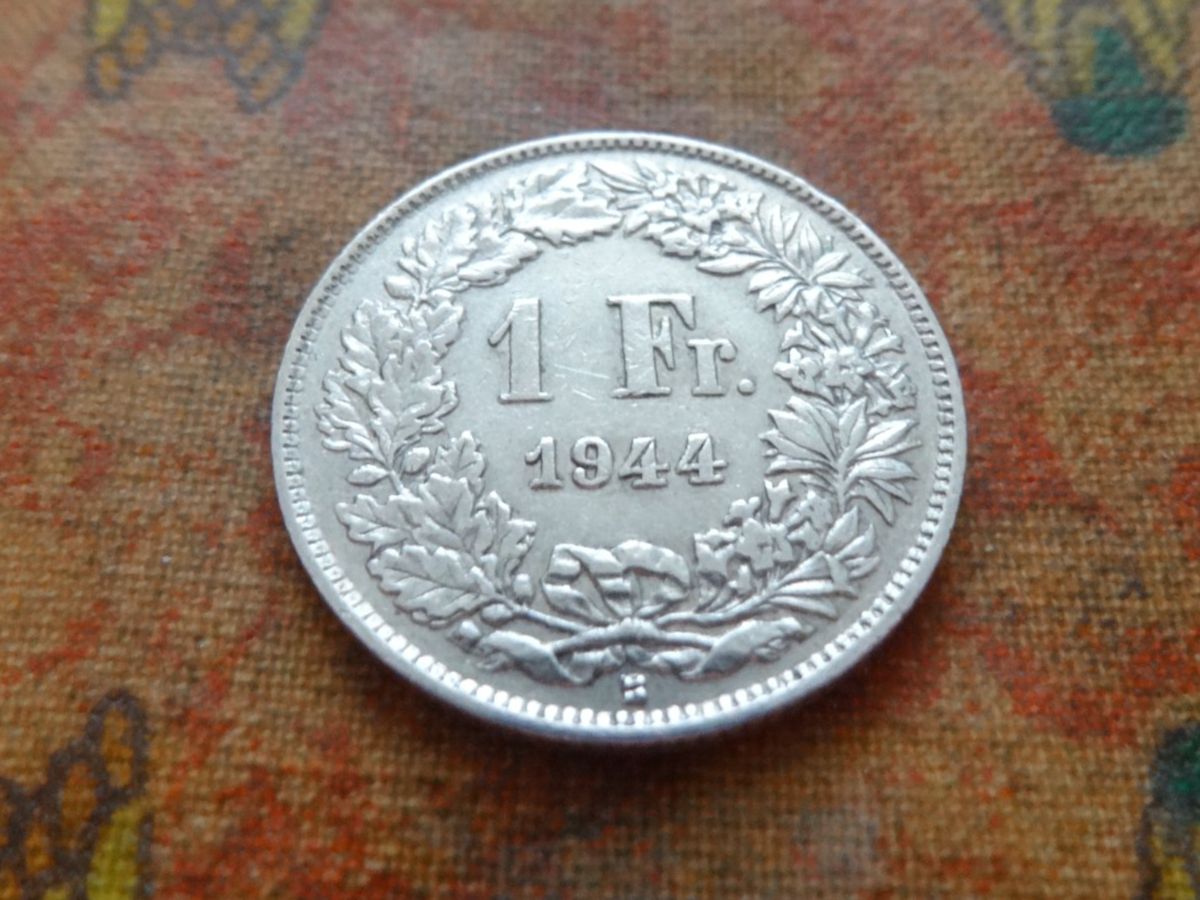 Tutti le monete: 1 Fr. 1944  (Y) – Usato da Romanel-sur-Lausanne venduto da Swift13