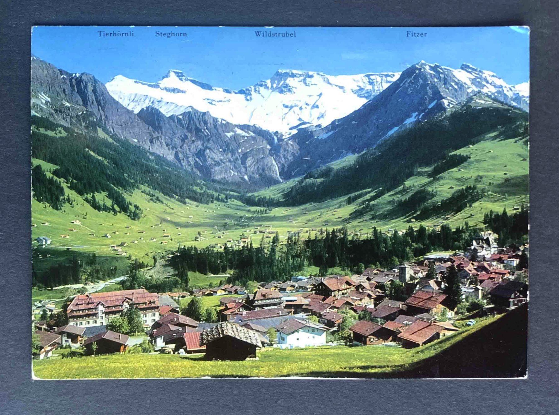 Cartoline postali: AK Adelboden Berner Oberland – Usato da Goldau venduto da artelier1