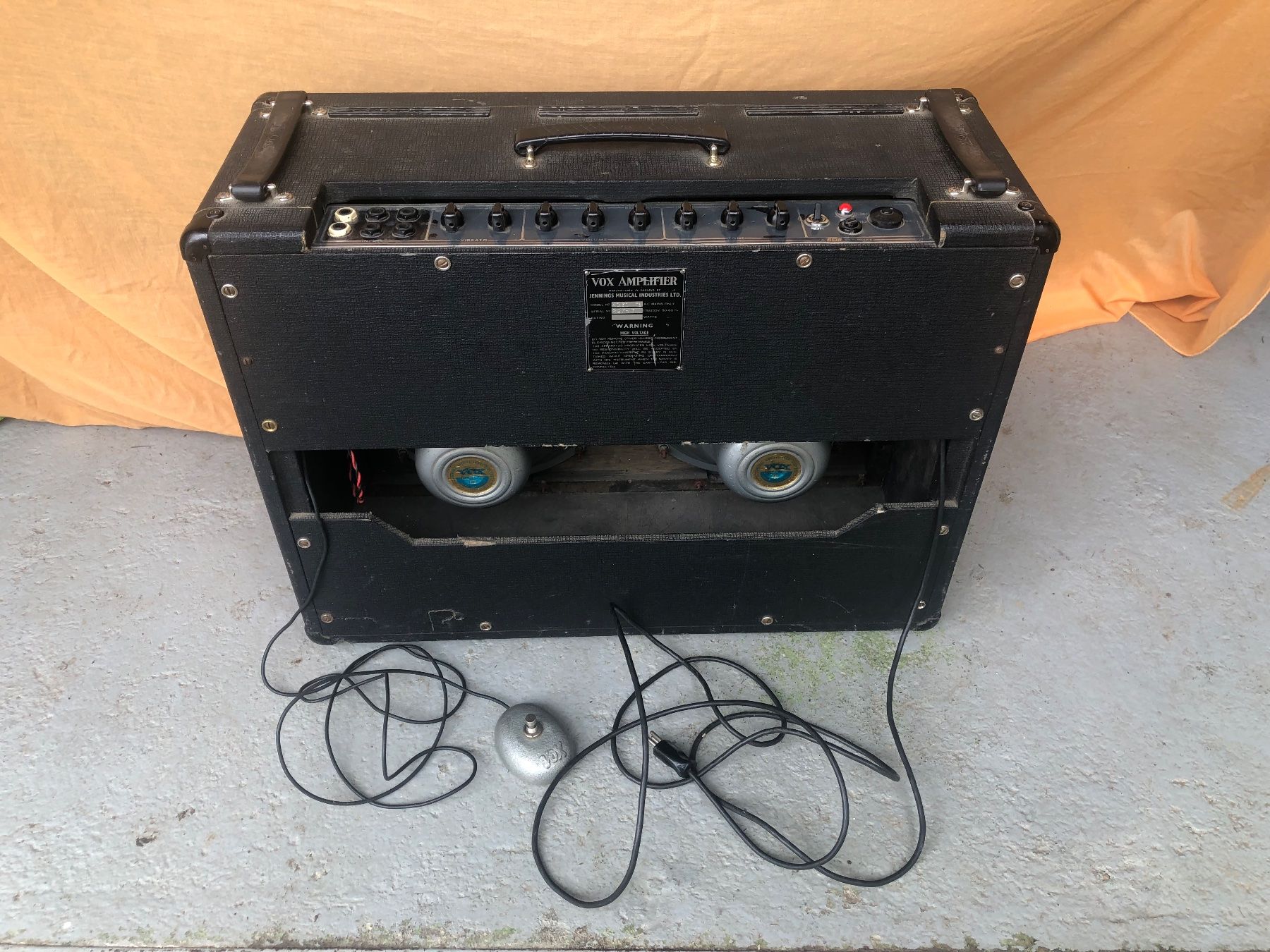 Vox Amplificatori: Jennings VOX AC30, ca 1968, Silverbell – Usato da Kriens venduto da infancy14 1