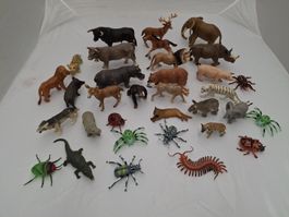 Schleich Tiere, Figuren Konvolut, Gebraucht