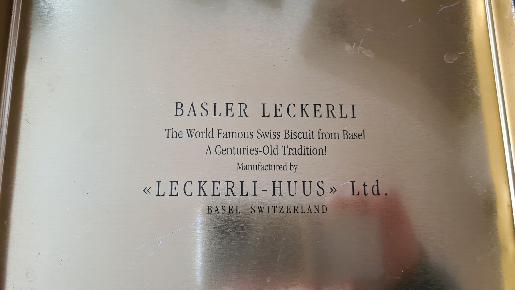 Elettrodomestici da cucina: 2 alte Blechdosen Läckerli-Huus Basel – Usato da Suhr venduto da andreas_2008 6