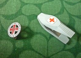 Blutspender Abzeichen & Rotes Kreuz Klammer