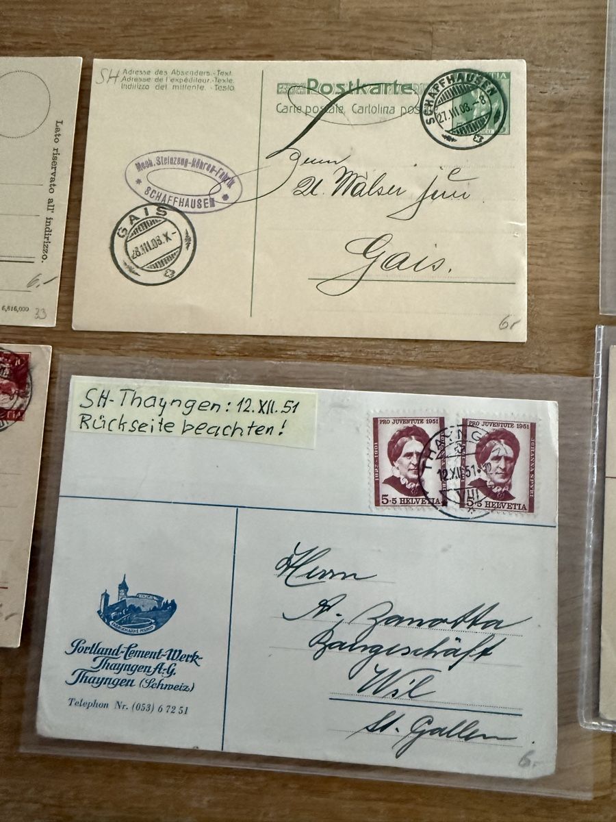 Cartes postales: Briefe und Postkarten Konvolut Schweiz Ansichtskarten – D'occasion à Goldach par Messerguru 2