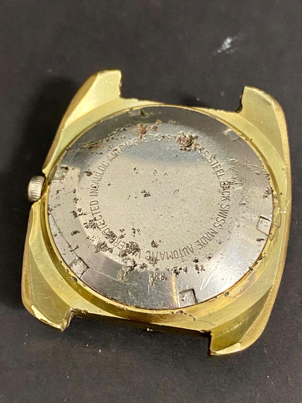 Uhren: Confort Automatic Date Plaqué Or 10G – Defekt aus Sion von ROBY_ROBY_ROBY 5
