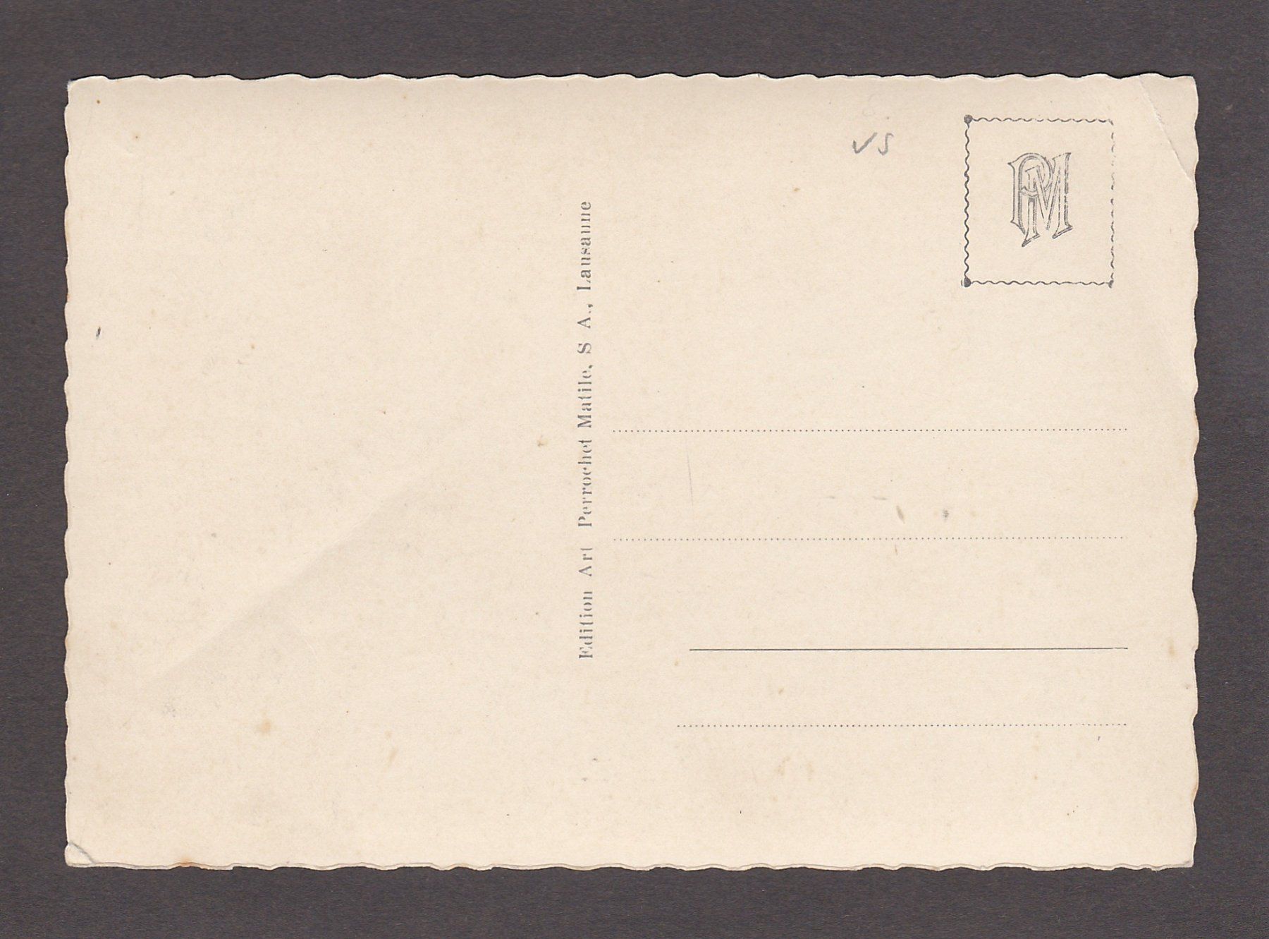Cartoline postali: GRIMENTZ Hôtel des Becs de Bosson – Usato da Reiden venduto da cinfis 1