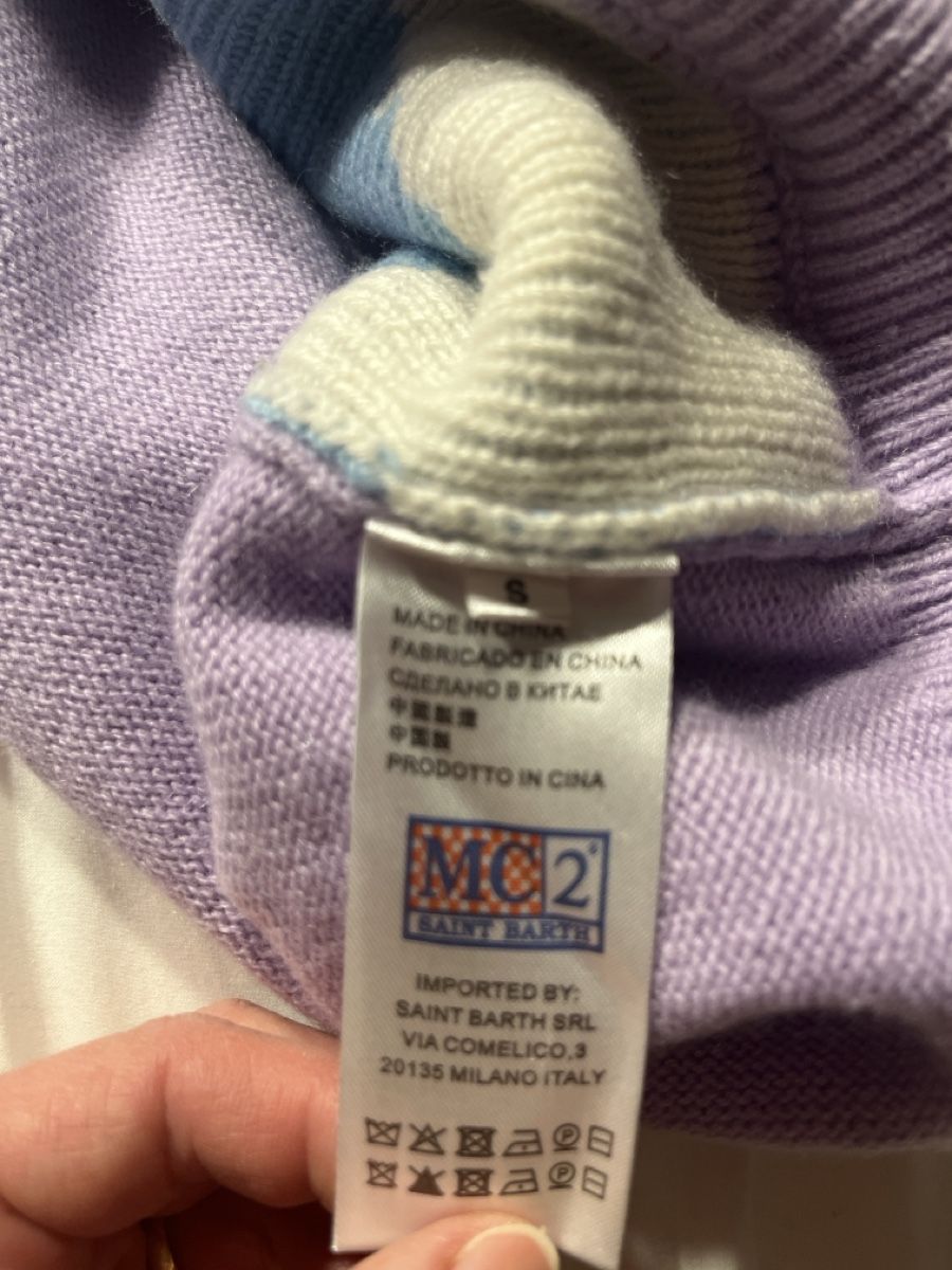 Maglioni & Felpe: St Barth MC2 Lila Pulli aus Wolle und Kaschmir – Usato da Rüschlikon venduto da ant_5v7g 3