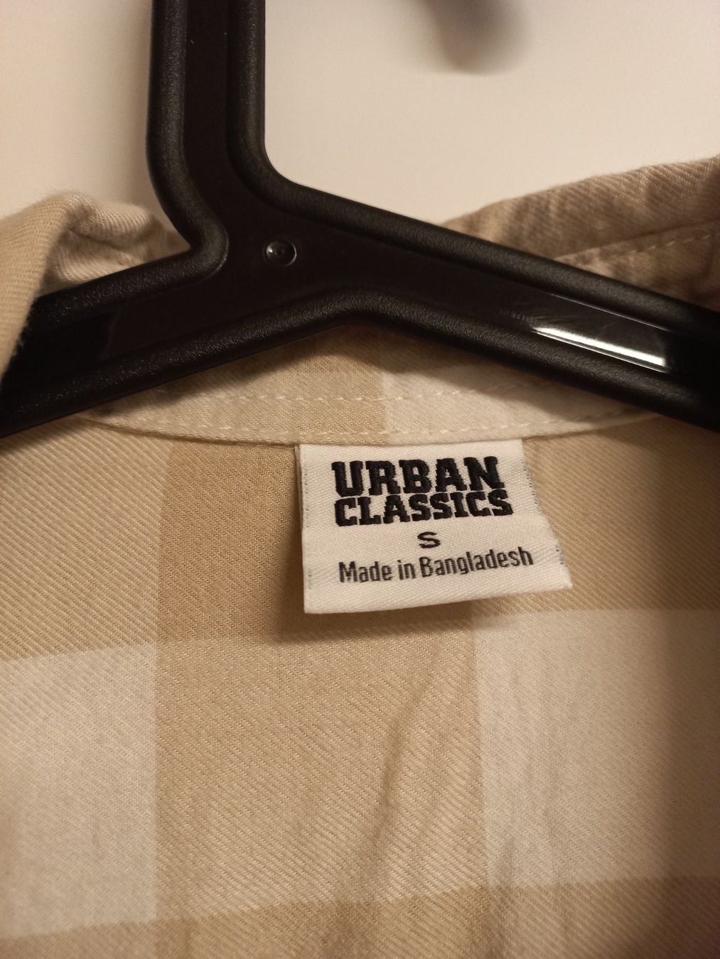 Camicette: Urban Classics Hemd Gr. S Beige/Weiss Kariert – Usato da Luthern venduto da JanK_ 2