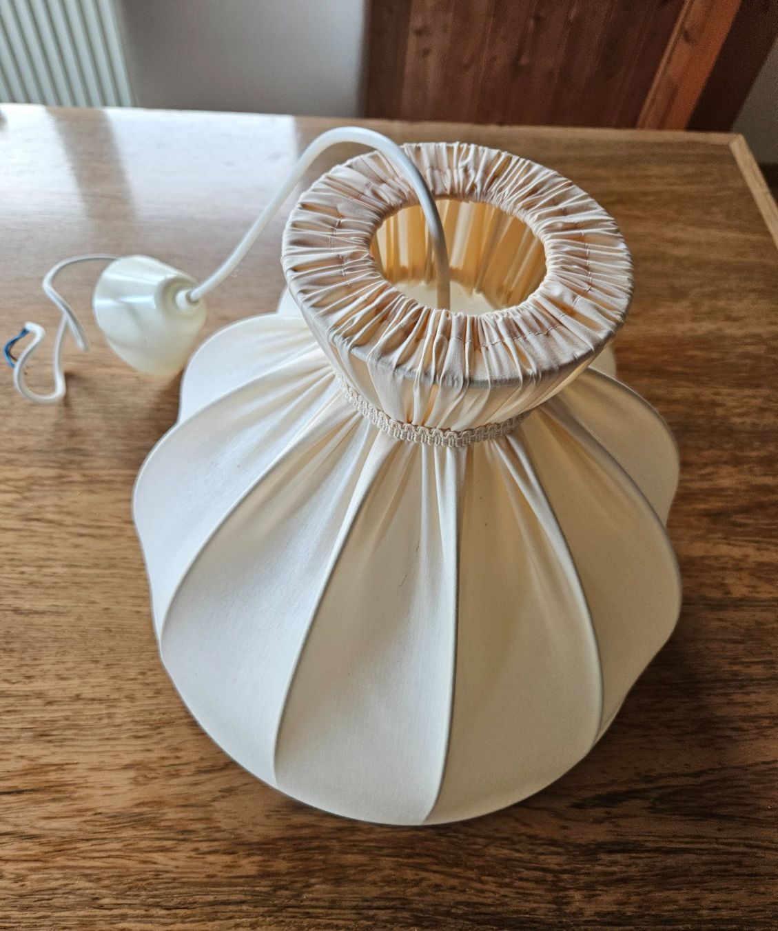 Lampenschirme: Lampenschirm beige aus Stoff 35 cm – Gebraucht aus Krattigen von markus63 1