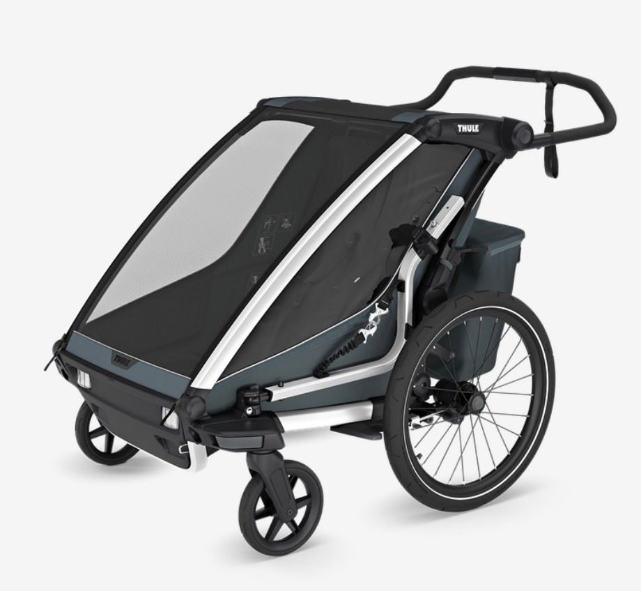 Thule Kinderwagen: Thule Chariot Cross 2 Double – Neu (gemäss Beschreibung) aus Zürich von b8006