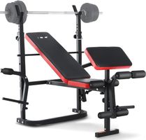 Hantelbank verstellbar klappbar mit Beincurler Multifunktion
