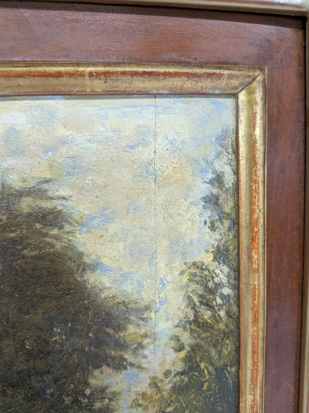 Dipinti: Antikes Gemälde Emile Charles Lambinet 1815-1877 – Usato da Emmen venduto da magelan 5
