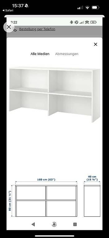 Ikea Scaffali: Ikea Galant Aufsatz – Usato da Laufen venduto da car_2fnm 1
