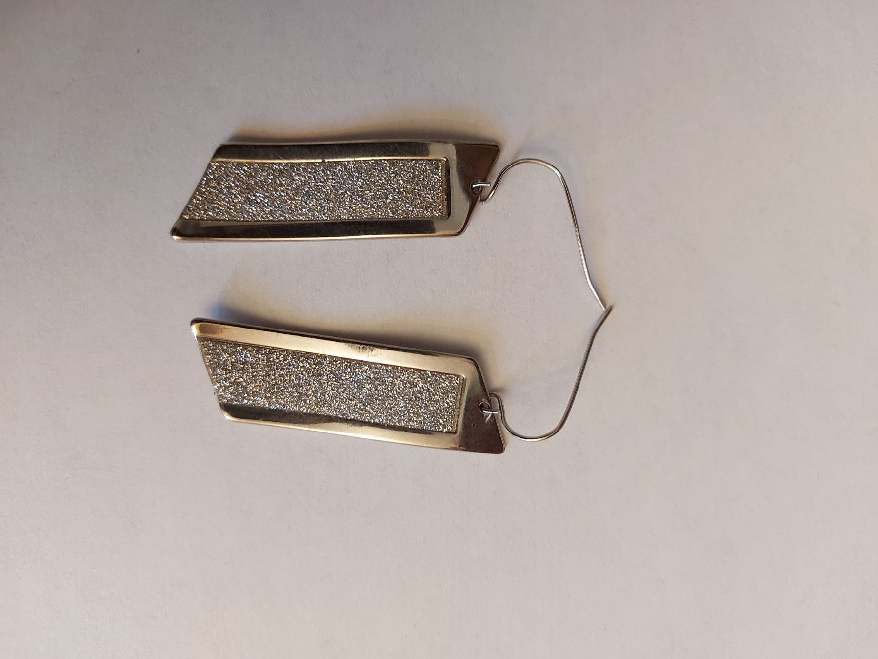 Boucles d'oreille: Ohrhänger Silber Damenmodeschmuck geometrisch glänzend – D'occasion à St. Gallen par kamel27 1