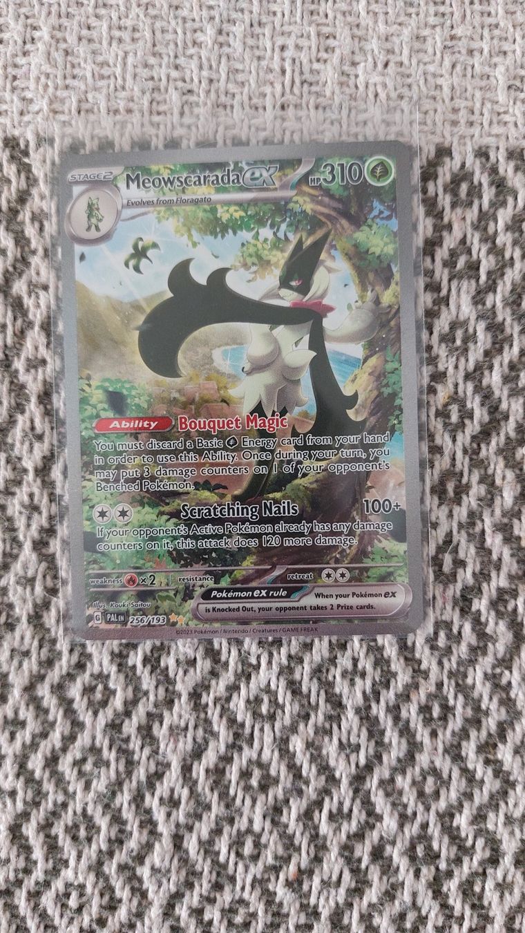 Pokémon Carte collezionabili: Meowscarada ex Paldea Evolved SIR alt art – Usato da Bellinzona venduto da Pagur