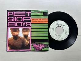 PET SHOP BOYS tolle Single Kult Hit West end girls 80's 2.PS