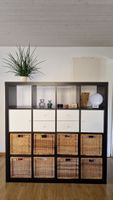 IKEA KALLAX Regal (4×4) mit Schubladen-, Türen und Körben 