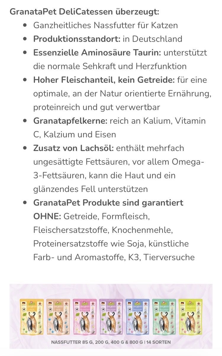 Futter: Katzenfutter Kitten GranataPet & LILY‘S KITCHEN – Neu und originalverpackt aus Fislisbach von KolibriSecondhand 6