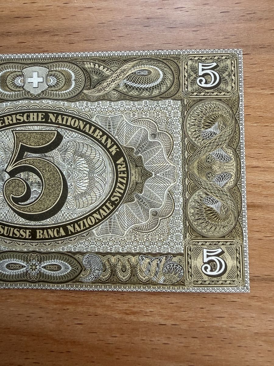 Banconote: Schweizer 5 Franken Banknote – Usato da Grenchen venduto da Bastet007 5