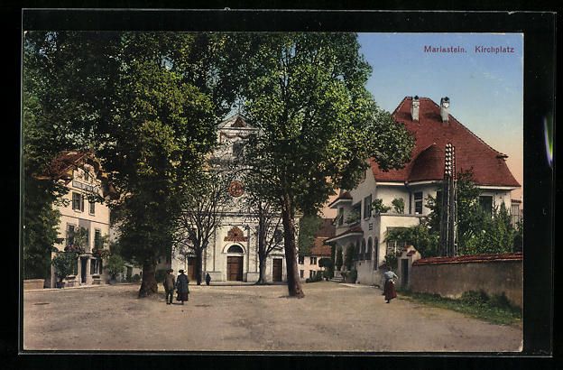 Ansichtskarten: AK Mariastein, Blick auf den Kirchplatz – Gebraucht aus Berlin von bartko-reher