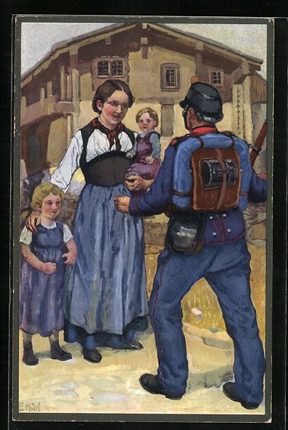 Photos, Lettres & Cartes p.: sign. E. Hodel: De Freide Deheime, de Fr – D'occasion à Berlin par bartko-reher