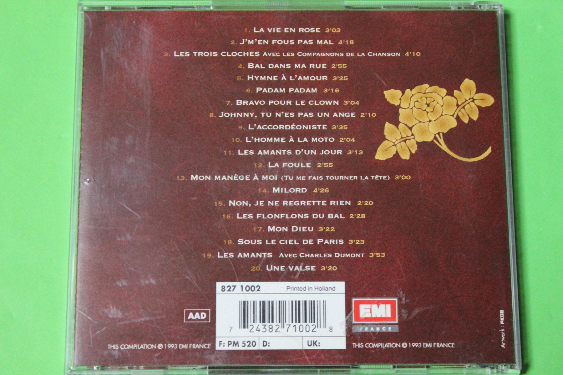CDs: EDITH PIAF - 30E ANNIVERSAIRE CD 1993 – Gebraucht aus Tübach von JamesStone 2