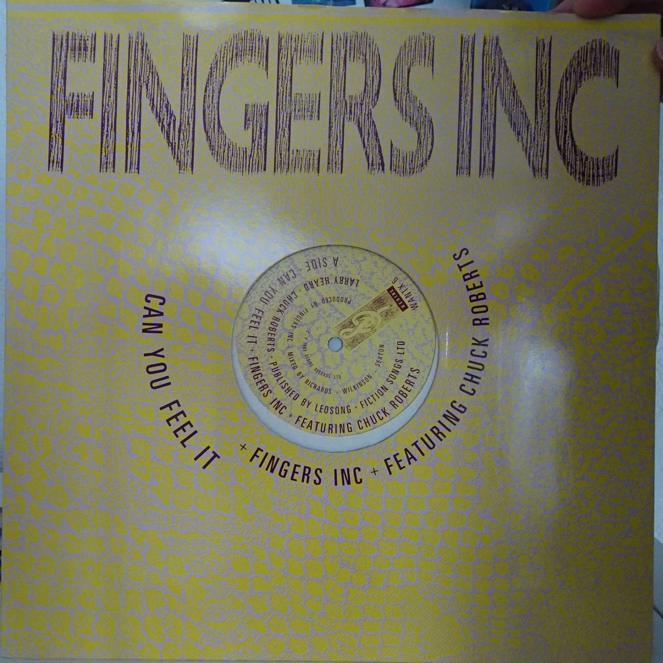 Fingers Inc. Feat. Chuck Roberts – Can You Feel It NM/NM 