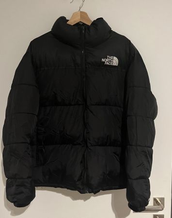 The North Face Daunenjacke Puffer 700 Gr. L Schwarz
