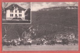 Egerkingen mit Schulhaus - 1917