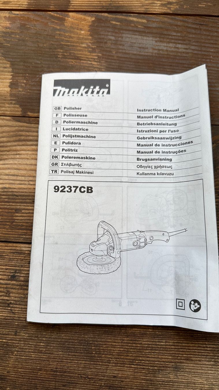 Makita Tutte le macchine: Makita Poliermaschine 9237CB – Usato da Heimisbach venduto da inf_qf26 5