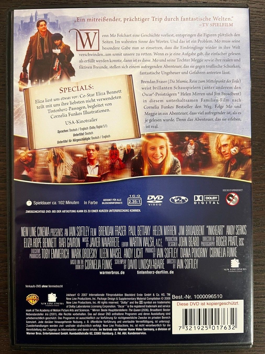 Tutti i DVDs: Tintenherz – Usato da Zürich venduto da FilmFreunde 1
