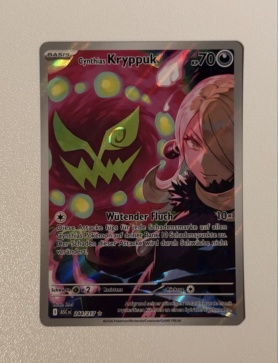 Pokémon Carte collezionabili: Cynthias Kryppuk #244 – Usato da Au SG venduto da Bego1