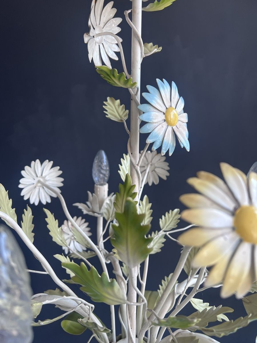 Lustres & lampes de plafonds: Florentiner Kronleuchter aus Toleware – D'occasion à Winterthur par Fantasticdancer 6
