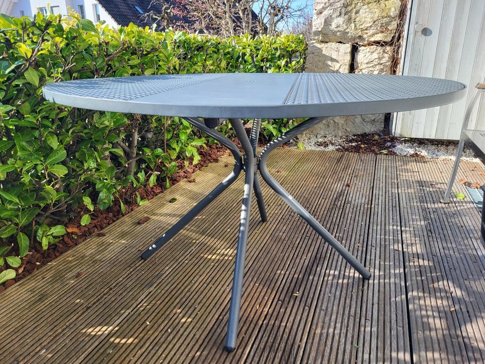 Gartentisch rund, Durchmesser 130cm Kaufen auf Ricardo
