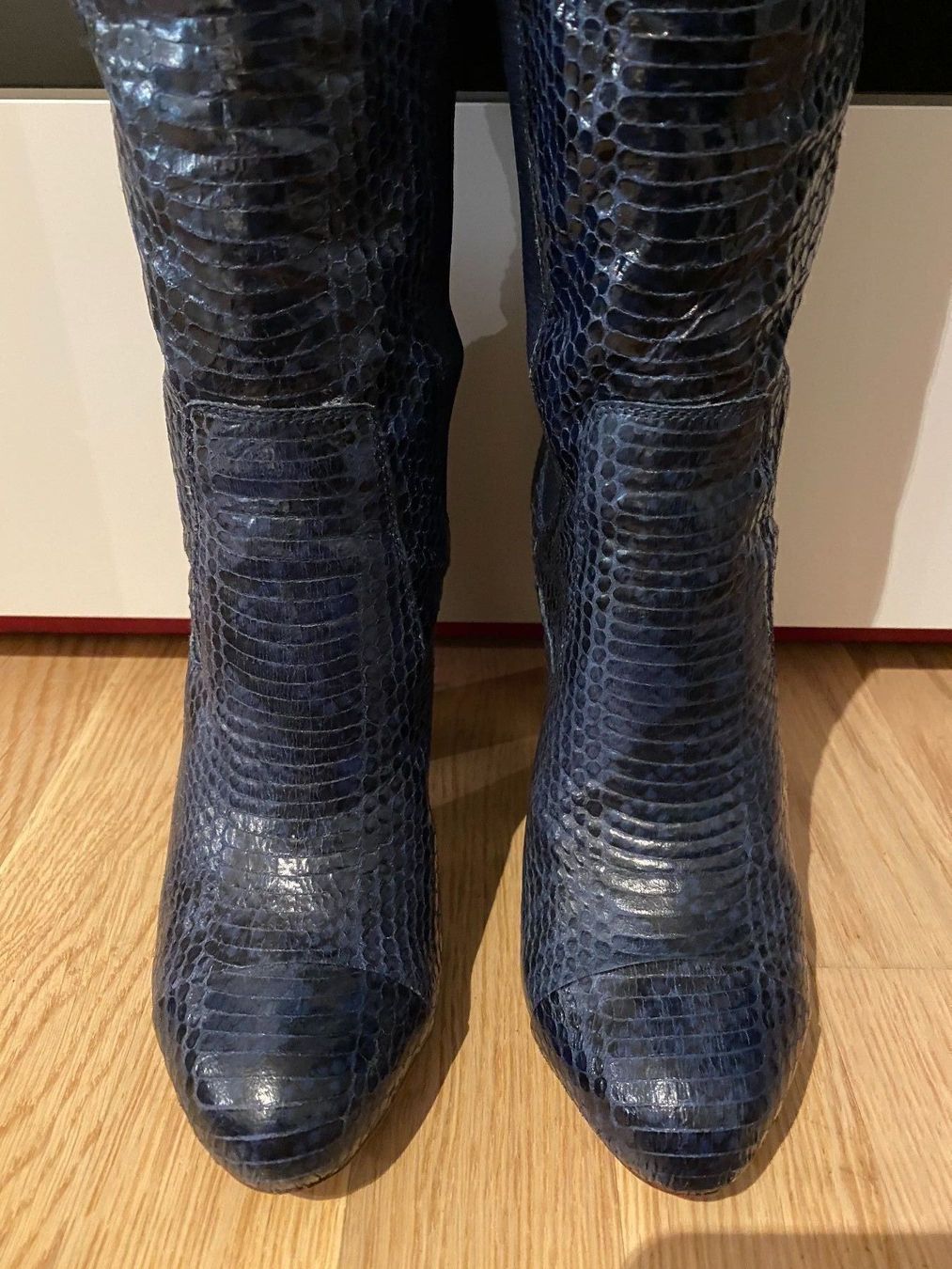 Juicy Couture Scarpe da donna: Juicy Couture Stiefel, blau. Gr. 37 – Usato da Bergdietikon venduto da pinkerton13 5