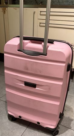 Koffer American Tourister rosa Rollkoffer Grösse L 70cm