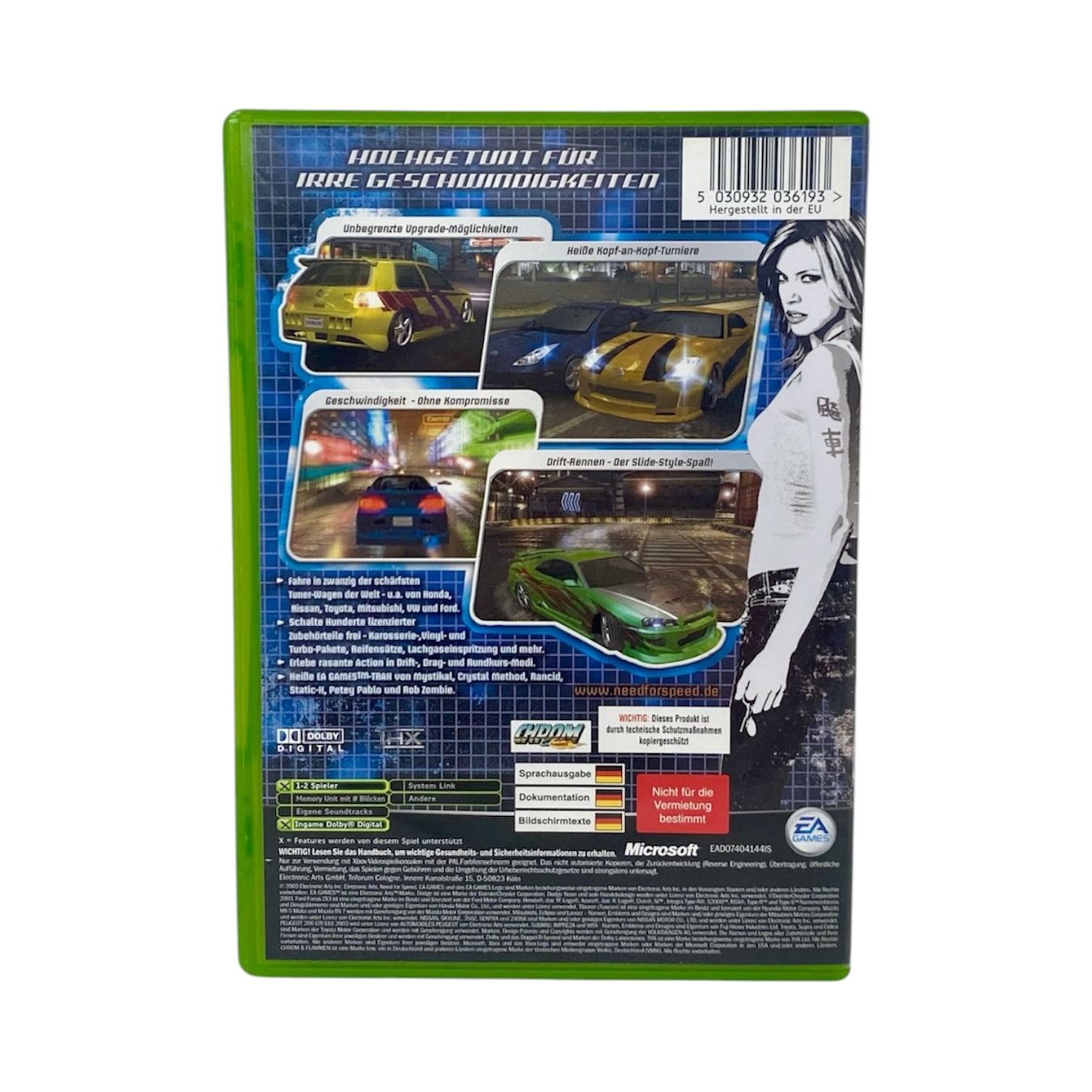 Microsoft Spiele: Need for Speed Underground Xbox (de) – Gebraucht aus Teufenthal AG von Retro-Stash-Shop 2
