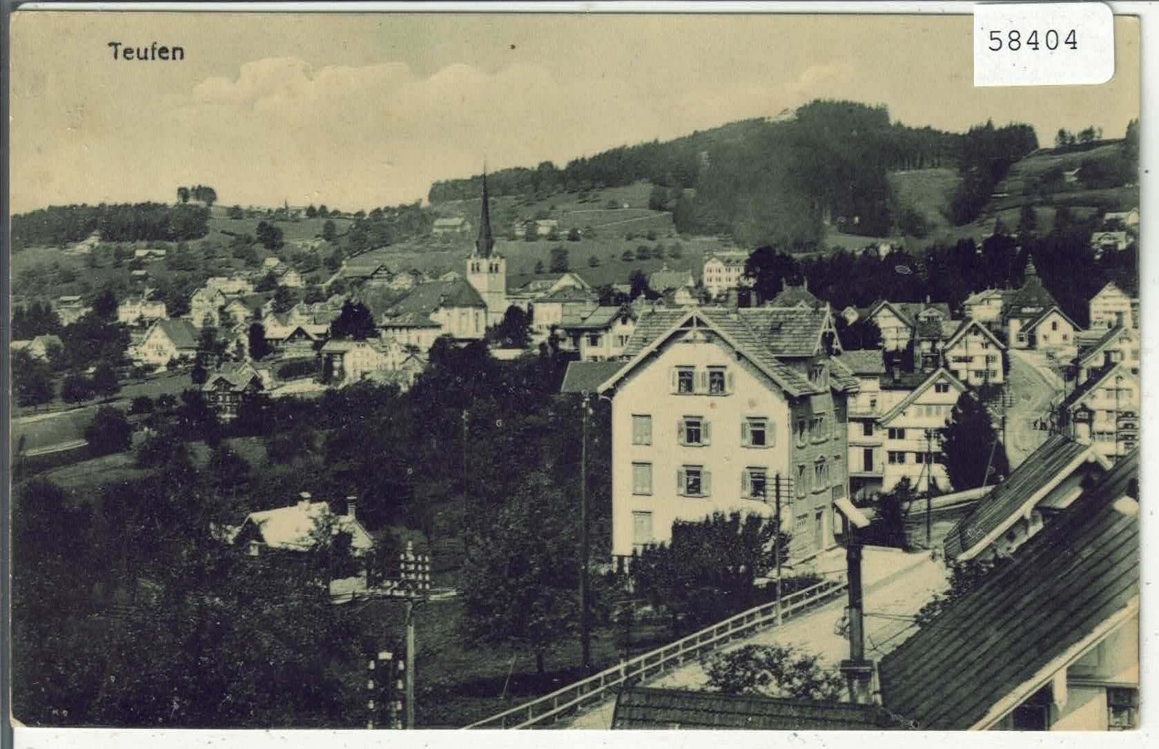 Cartoline postali: Teufen - Dorfpartie – Usato da Ettingen venduto da Kartenplanet