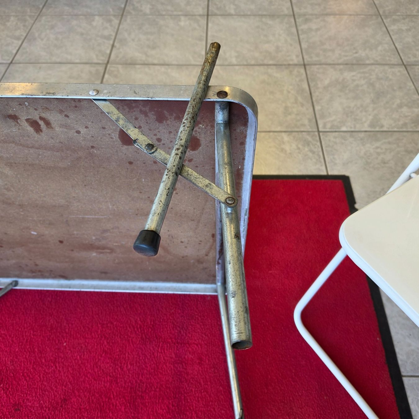 Tavoli: 1960 Camping Tisch höhenverstellbar Camping-Table adjustable – Usato da Nottwil venduto da Wondewa-Shop 9