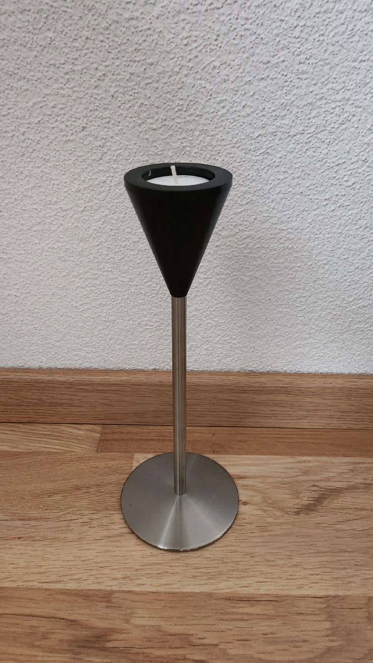 Bougeoirs: Kerzenständer schwarz - silber – D'occasion à Wuppenau par TamZwa