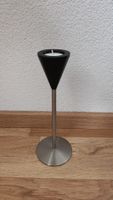 Kerzenständer schwarz - silber