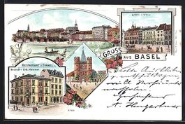 Litho Basel, Restaurant zum Tunnel v. Ed