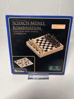 Philos Schach Mühle Kombination Holzspiel 