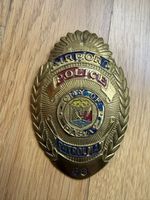 Alte Polizei Marke Abzeichen "Airport Police" - Polizeimarke