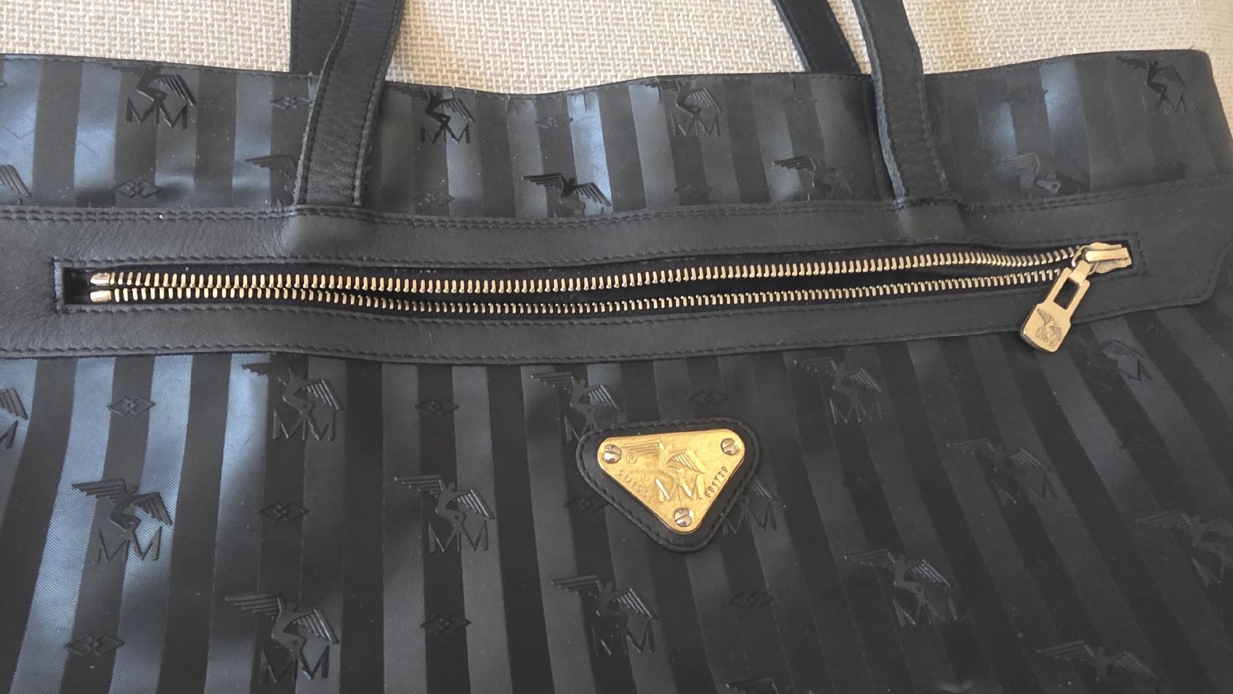 Maison Mollerus Taschen: Schwarze Henkeltasche Maison Mollerus Shopper "Berlin" – Gebraucht aus Binningen von Hofka64 2