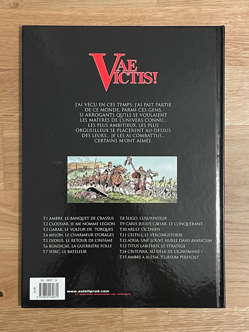 Fumetti: VAE VICTIS 15 : AMBRE A ALÉSIA EO – Usato da Lausanne venduto da gaugau61 1