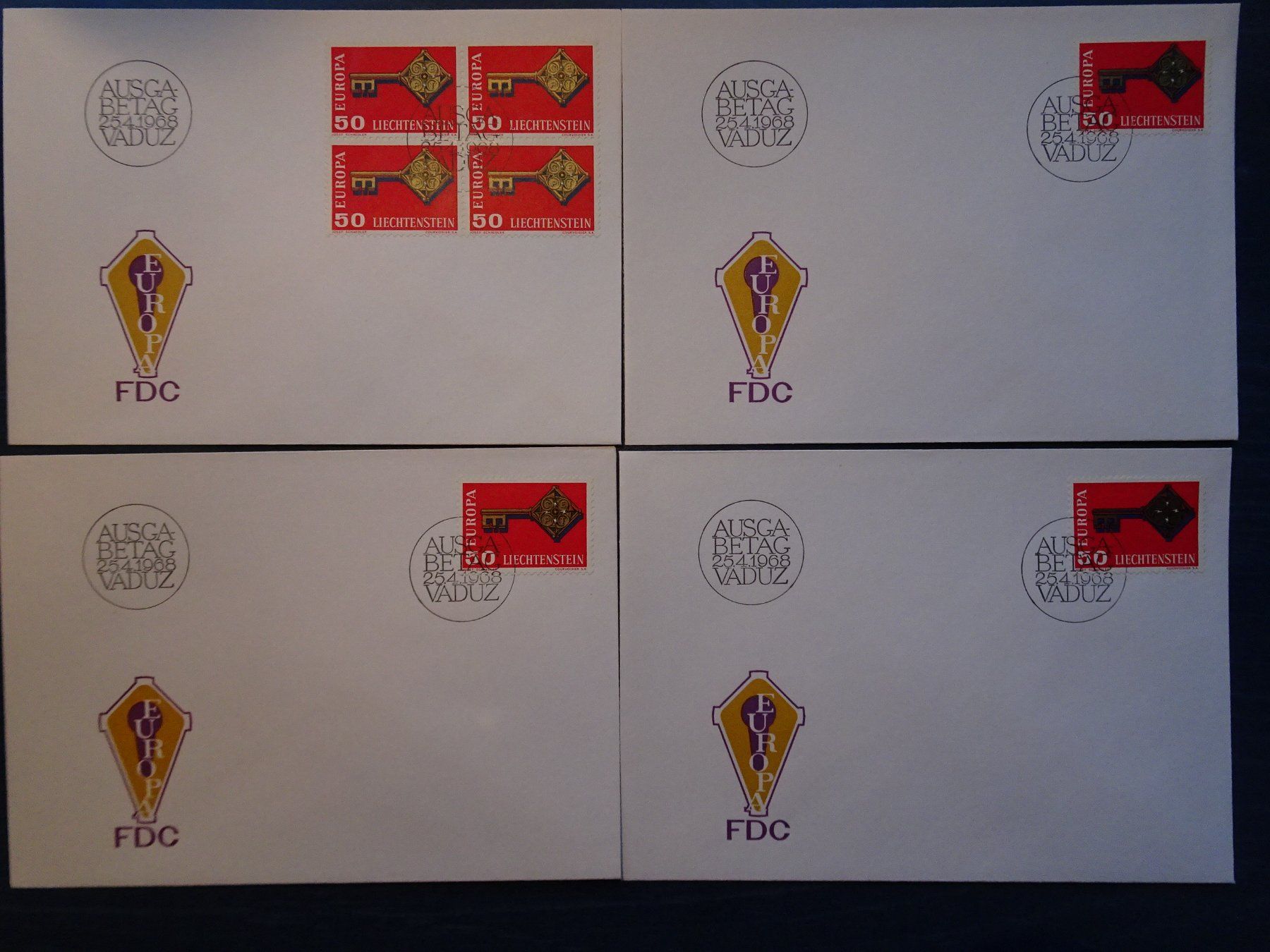 Tous les timbres: FDC 1968 – Neuf (Voir description) à Aadorf par Chnorli-Furz