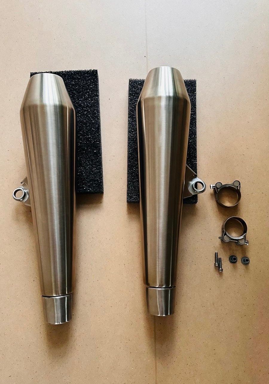 Triumph Sistemi di scarico: Original Auspuff Endtöpfe Triumpf Thruxton RS – Usato da Wettingen venduto da PhilipK